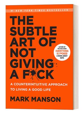 英文原版 The Subtle Art of Not Giving a F*ck 重塑幸福 如何活成你想要的模样 Mark Manson 精装 英文版 进口英语原版书籍