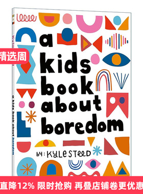英文原版 A Kids Book Boredom 给孩子的书 厌倦 正念引导价值观培养 DK科普百科精装读物 英文版 进口英语原版书籍