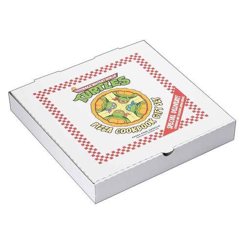 英文原版 The Teenage Mutant Ninja Turtles Pizza Cookbook Gift Set 忍者神龟 变种时代 披萨烹饪书礼品套装 精装 附送官方围裙