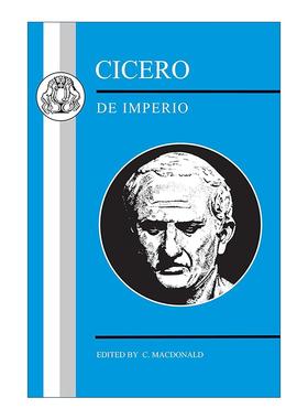 原版 Cicero De Imperio 拉丁语文本系列 西塞罗 论庞培的权威 C.MacDonald 进口原版书籍