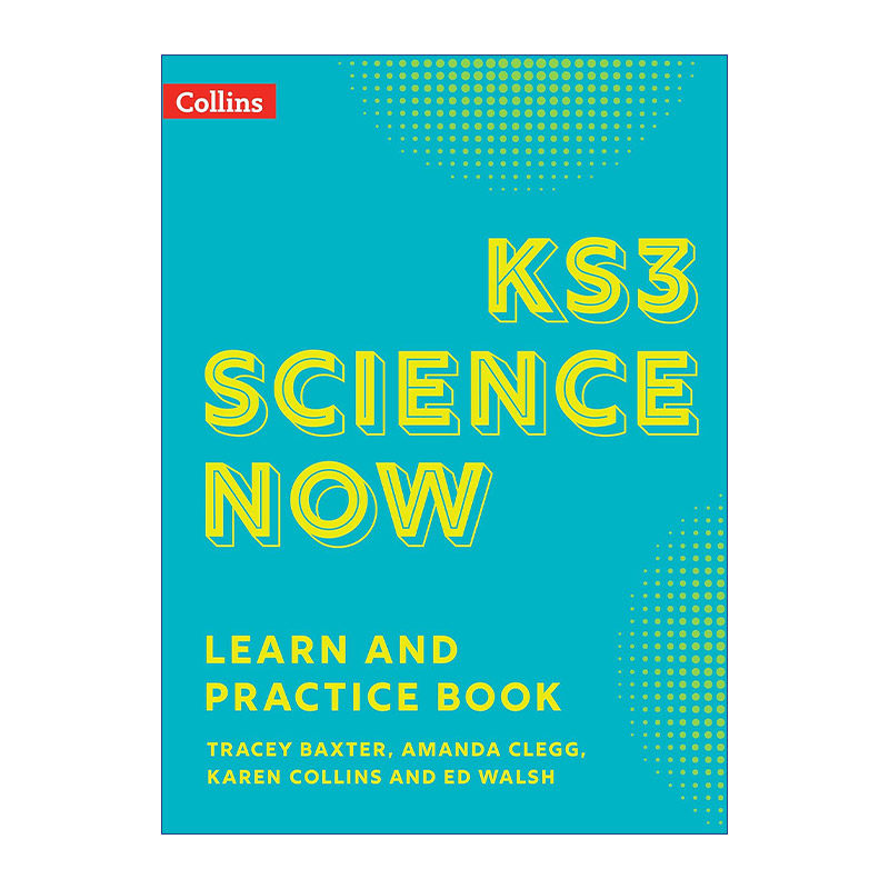 英文原版 Collins KS3 Science Now Learn and Practice Book 柯林斯英国初中科学练习册 GCSE考试 英文版 进口英语原版书籍