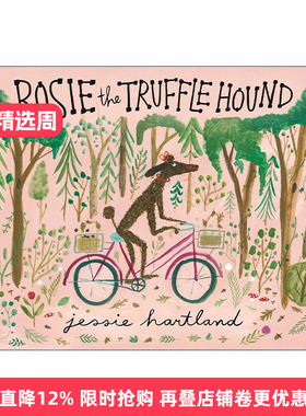英文原版 Rosie the Truffle Hound 罗斯的松露猎人之路 儿童美食精装绘本 Jessie Hartland 英文版 进口英语原版书籍