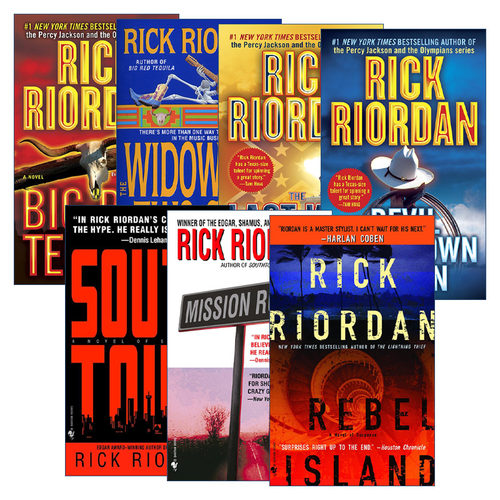 Tres Navarre 特雷斯纳瓦荷系列7册 惊悚悬疑小说 Rick Riordan进口原版英文书籍