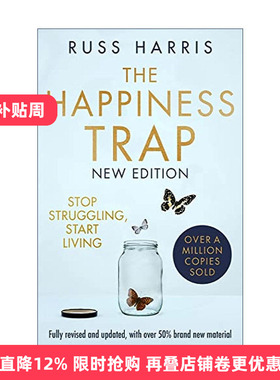 英文原版 The Happiness Trap 幸福的陷阱 第二版 路斯·哈里斯 Russ Harris 英文版 进口英语原版书籍