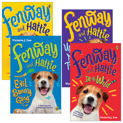 英文原版 Fenway and Hattie 芬威和海蒂系列4册 英文版 进口原版英文书籍