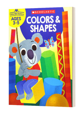 英文原版 Little Skill Seekers Colors & Shapes 小小的技能追求者 颜色和形状 小学生英语启蒙认知教辅练习册 英文版 进口英语书
