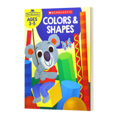 英文原版 Little Skill Seekers Colors & Shapes 小小的技能追求者 颜色和形状 小学生英语启蒙认知教辅练习册 英文版 进口英语书