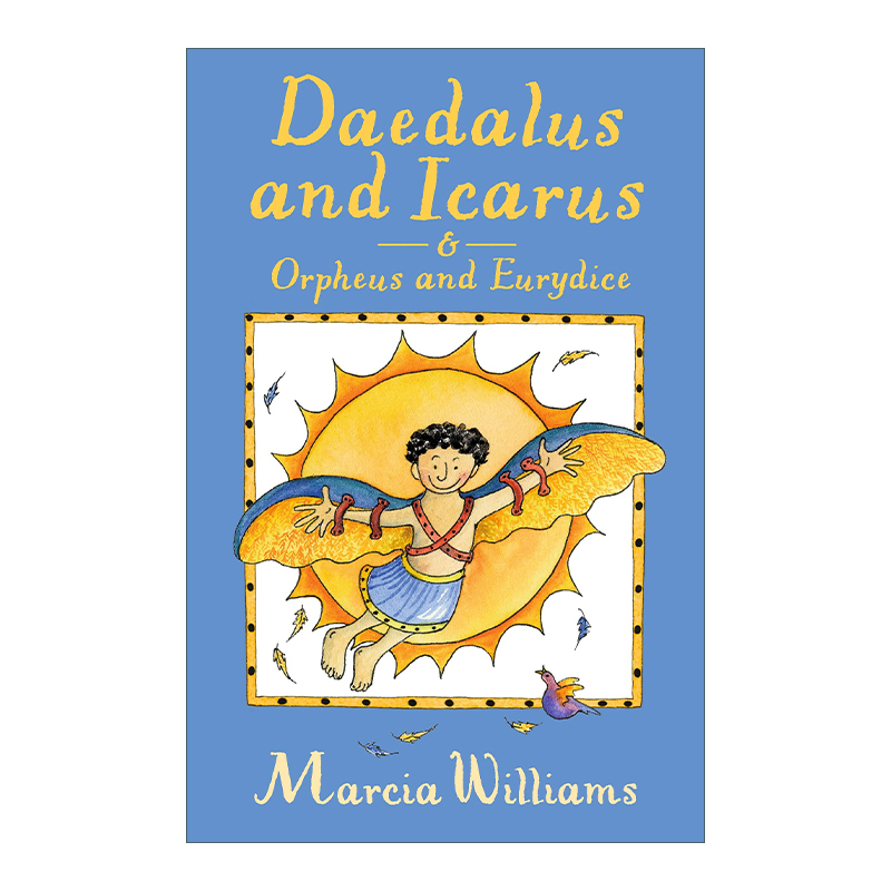 英文原版 Daedalus and Icarus and Orpheus and Eurydice漫画希腊神话代达罗斯伊卡洛斯俄耳甫斯与欧律狄克英文版进口书籍