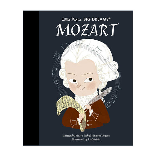 英文原版 Little People Big Dreams Mozart 小人物大梦想儿童精装绘本 音乐家莫扎特 英文版 进口英语原版书籍