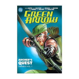 英文原版 Green Arrow Archer's Quest Omnibus Vol. 1 绿箭侠 弓箭手的使命 精选集 卷一 DC漫画 精装 英文版 进口英语原版书籍