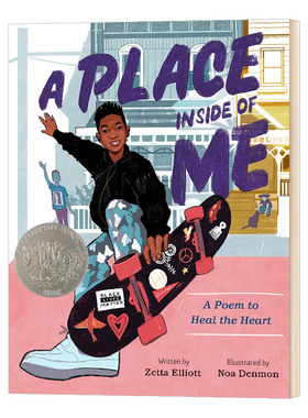 藏在我心中的地方 英文原版绘本 A Place Inside of Me  一首治愈心灵的诗 纽伯瑞 3-6岁儿童启蒙读物 进口英语书籍 Zetta Elliott