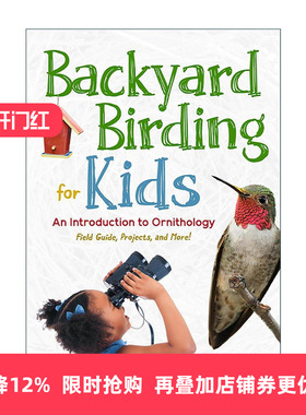 英文原版 Backyard Birding for Kids 儿童后院观鸟指南 鸟类学入门科普百科 Erika Zambello 英文版 进口英语原版书籍