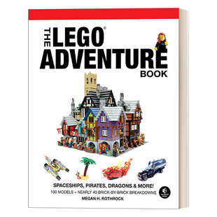 英文原版The LEGO Adventure Book  Vol. 2 乐高创意书系列2 宇宙飞船、海盗、龙等等! 乐高搭建技巧指南 英文版 进口英语原版书
