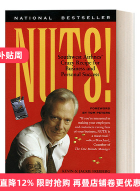 Nuts! 我为伊狂：美国西南航空为什么能成功 企业管理 Kevin Freiberg进口原版英文书籍