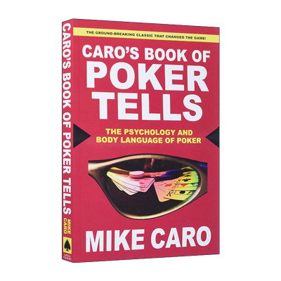 英文原版 Caro's Book of Poker Tells 扑克心理学 卡荣的扑克秘密  扑克大学创始人英文版 进口英语原版书籍