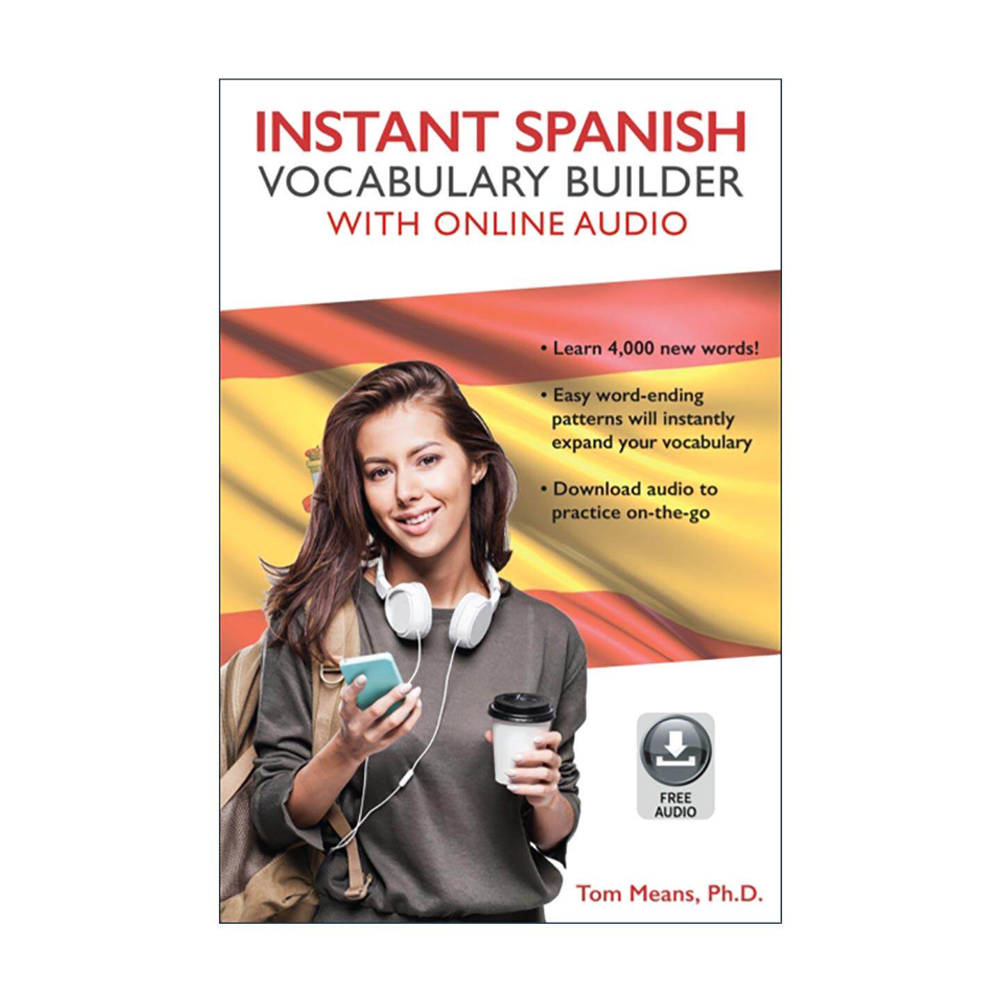 原版 Instant Spanish Vocabulary Builder with Online Audio 西班牙语速成指南 用英语学习西班牙语单词 含在线音频进口原版书籍