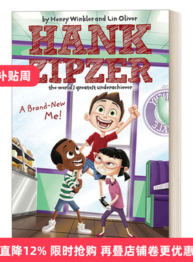 英文原版 Hank Zipzer 17 A Brand-New Me 汉克历险记17 一个全新的我 青少年幽默搞笑校园成长章节小说 英文版 进口英语原版书籍