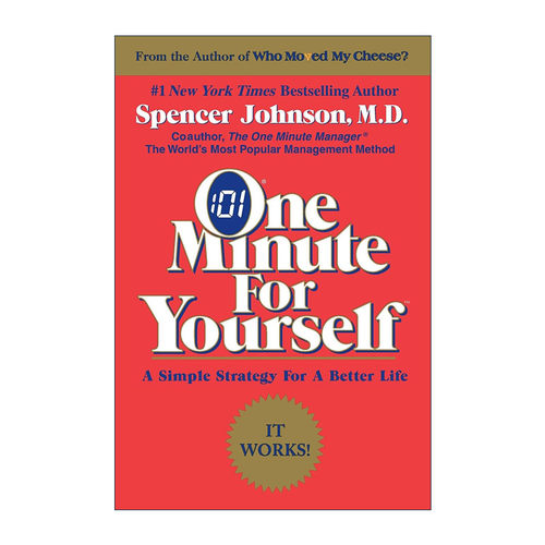 英文原版 One Minute for Yourself 给你自己一分钟 一分钟经理人系列 英文版 进口英语原版书籍