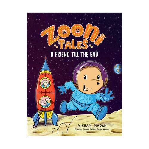 英文原版 Zooni Tales 02 A Friend Till the End 佐尼的故事系列2 永远的朋友 儿童幽默全彩漫画章节桥梁故事书 Vikram Madan