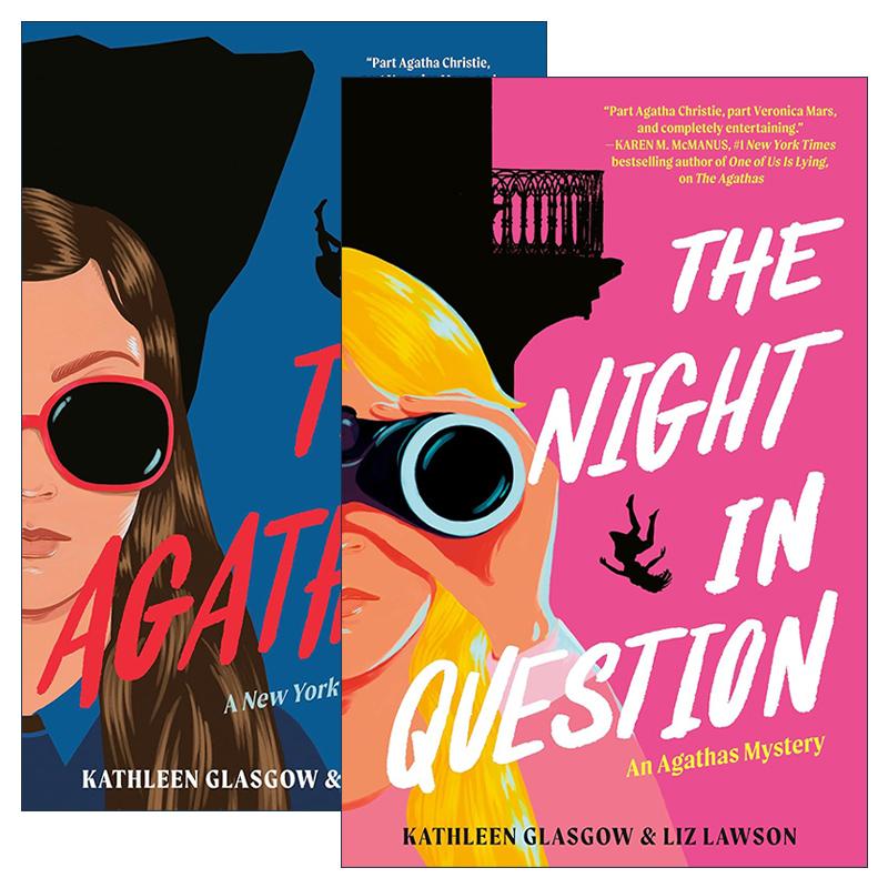 英文原版 An Agathas Mystery 阿加莎之谜2册 青少年推理小说 Kathleen Glasgow 英文版 进口英语原版书籍