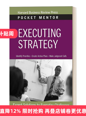 英文原版 Executing Strategy Pocket Mentor 执行策略 插图版 哈佛商业评论 自我提升 英文版 进口英语原版书籍