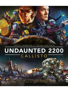 英文原版 Undaunted 2200 Callisto 无畏战场 卡斯特罗 Osprey双人桌游战争兵棋 英文版 进口英语原版书籍