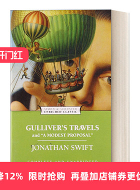 英文原版小说 Gulliver's Travels and A Modest Proposal  格列佛游记 Enriched Classics系列 英文版 进口英语原版书籍