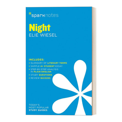 Night 夜 SparkNotes Literature Guide文学导读系列进口原版英文书籍