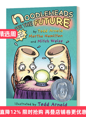 Noodleheads See The Future 傻瓜面条头小子2：面条头预见未来 全彩漫画进口原版英文书籍