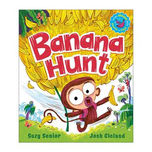 英文原版 Banana Hunt 香蕉寻宝记 令人捧腹大笑的押韵冒险故事 儿童动物绘本 英文版 进口英语原版书籍