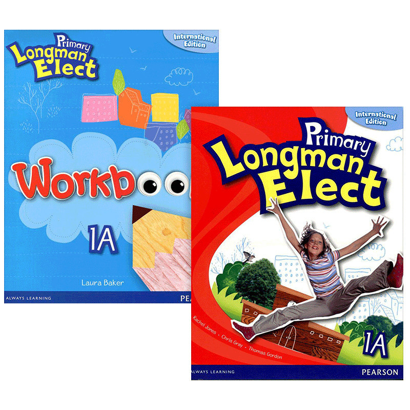 培生香港朗文小学英语教材1a全套 Pearson Primary Longman Elect 1A 英文原版学生用书+练习册 小学英语阅读写作提高训练书