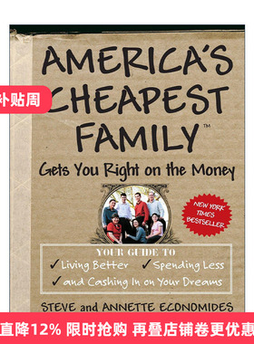 英文原版 America's Cheapest Family Gets You Right on the Money 美国省钱家庭教你正确花钱 理财指南 英文版进口英语原版书籍