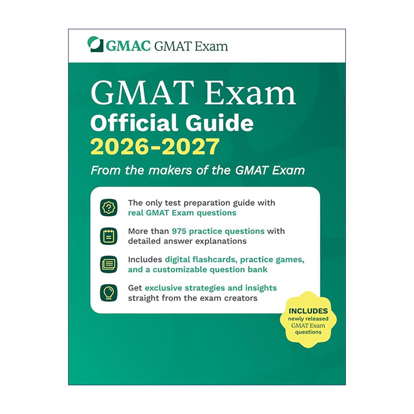 英文原版 GMAT Official Guide 2026-2027 企业管理研究生考试指南 含在线题库 英文版 进口英语原版书籍