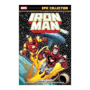 英文原版 Iron Man Epic Collection Stark Wars New Printing 英文版 进口英语原版书籍