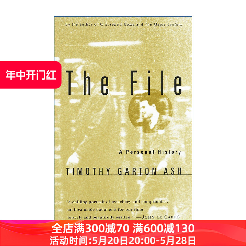 The File档案一部个人史牛津大学历史学教授Timothy Garton Ash进口原版英文书籍