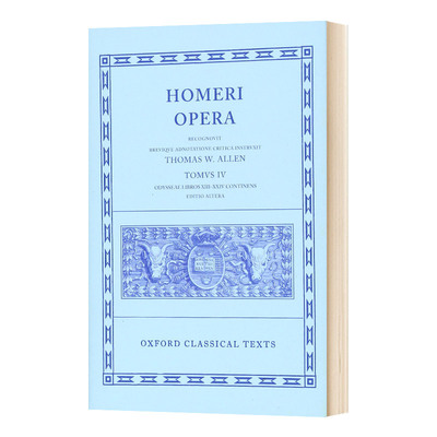 英文原版 Homer Vol. IV. Odyssey D B Monro 荷马史诗 卷四 奥德赛 XIII-XXIV册 英文版 进口英语原版书籍