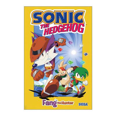 英文原版 Sonic the Hedgehog Fang the Hunter 刺猬索尼克 音速小子 猎人牙 儿童全彩动作冒险漫画 英文版 进口英语原版书籍