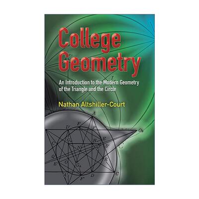英文原版 College Geometry 大学几何学 N.A.考特 英文版 进口英语原版书籍