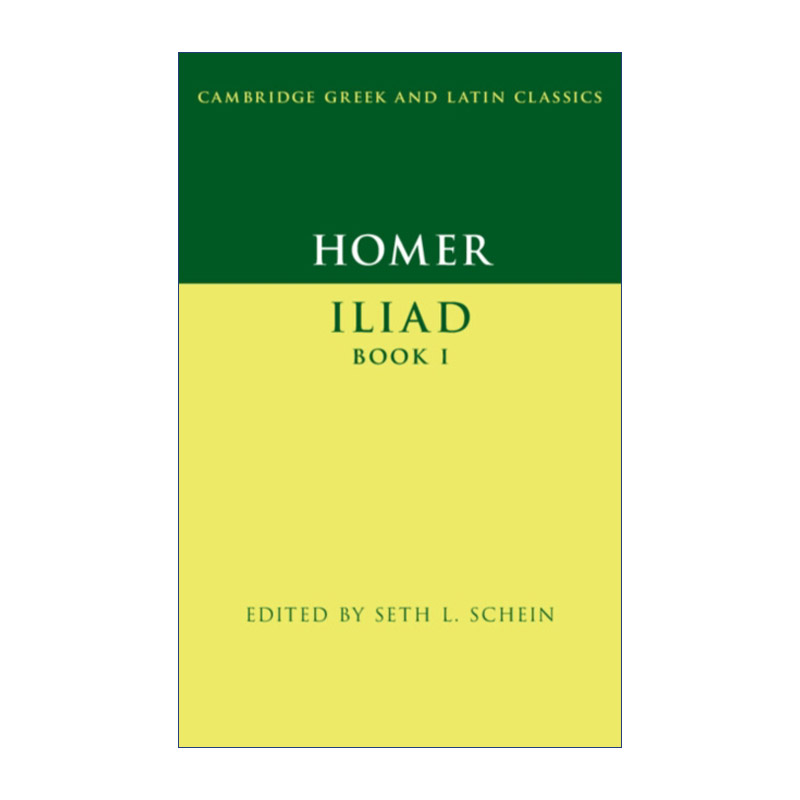 英文原版 Homer Iliad  Book I 荷马 伊利亚特 卷一 剑桥希腊拉丁语经典系列 原文加学者注释 英文版 进口英语原版书籍