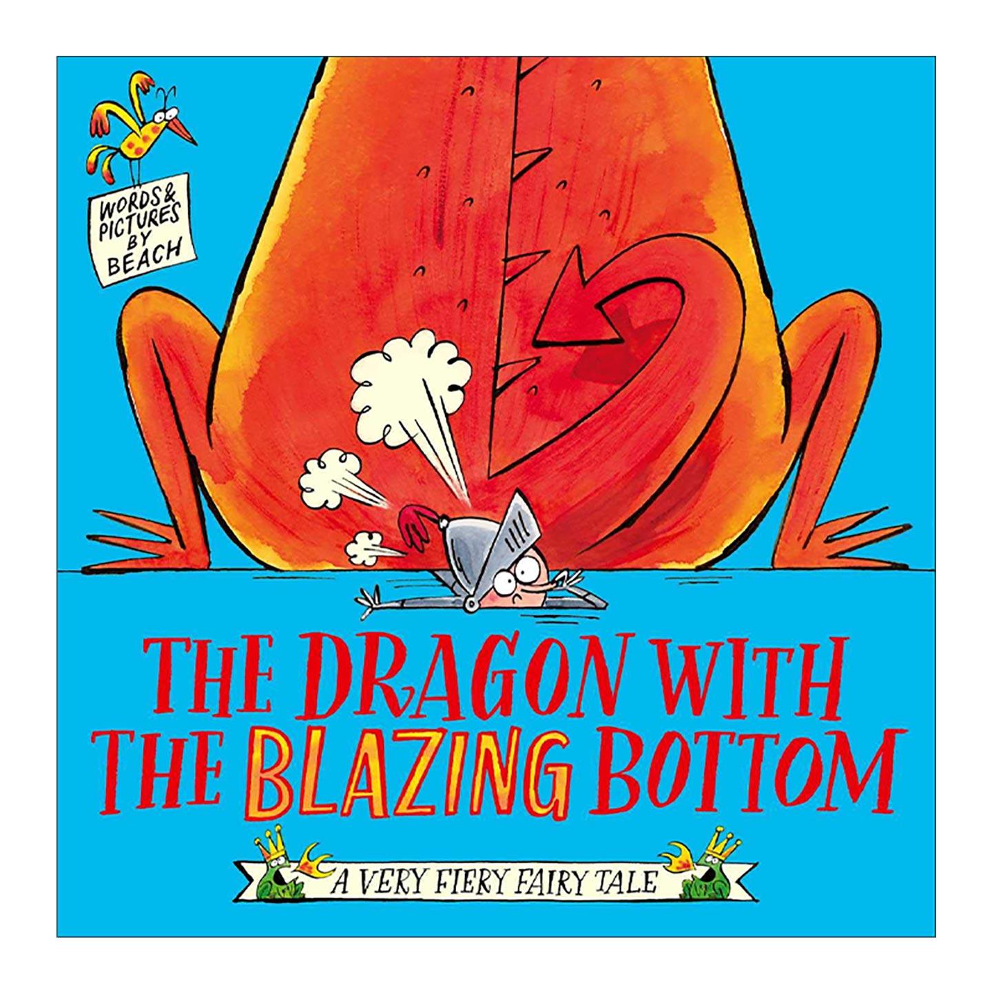 英文原版 Dragon With the Blazing Bottom 喷火龙 会放屁的恐龙系列 英文版 进口英语原版书籍