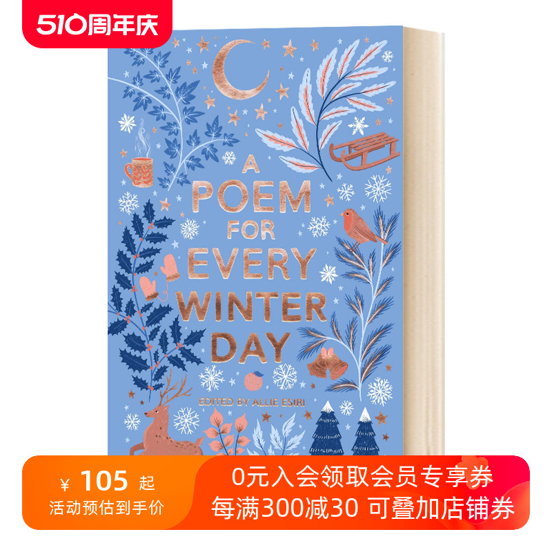 A Poem for Every Winter Day冬日每天一首诗歌进口原版英文书籍