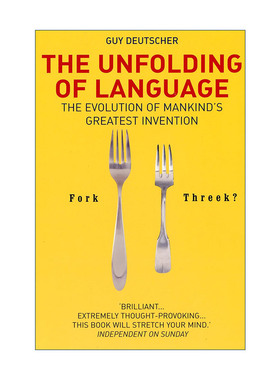 英文原版 The Unfolding Of Language 语言的展开 人类语言的演变 盖伊·多伊彻 英文版 进口英语原版书籍