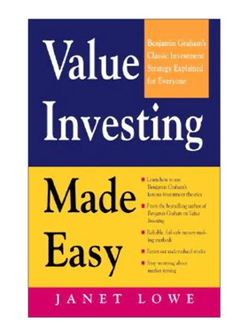 英文原版 Value Investing Made Easy 格雷厄姆经典投资策略 让价值投资变得更容易 英文版 进口英语原版书籍