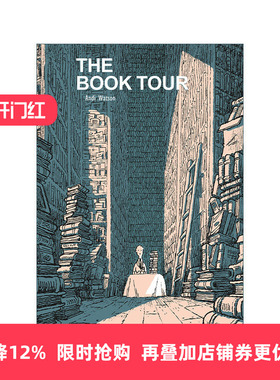 英文原版 The Book Tour 图书之旅 欧洲城市建筑 黑色幽默荒诞主义漫画 Andi Watson 进口原版英文书籍