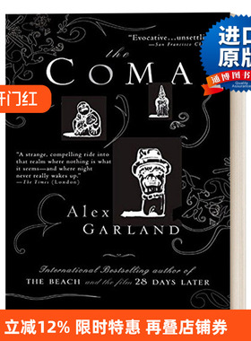 The Coma 昏迷 心理小说 Alex Garland进口原版英文书籍