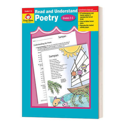 Read & Understand Poetry Grades 2-3  阅读与理解系列 诗歌 二三年级进口原版英文书籍