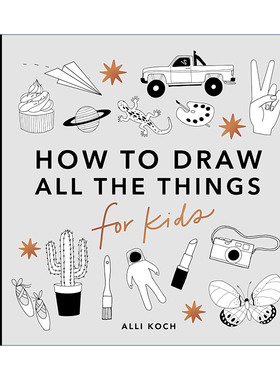 英文原版 All the Things How to Draw For Kids Series 所有的东西 有趣的儿童5分钟绘画美术课程 英文版 进口英语原版书籍