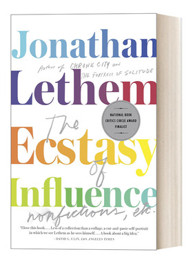 英文原版 The Ecstasy of Influence 感化入迷 文集 个人传记 哲学 美国国家书评人协会奖入围 英文版 进口英语原版书籍
