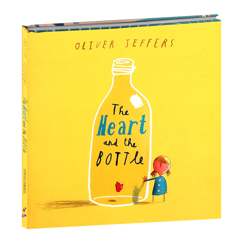 瓶子里的心英文原版绘本