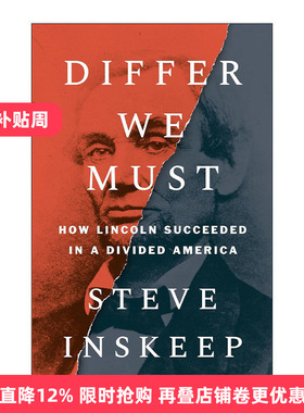 英文原版 Differ We Must 我们须有所不同 林肯传记 美国历史 精装 Steve Inskeep 英文版 进口英语原版书籍